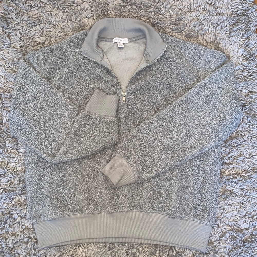TopShop Cropped Sherpa